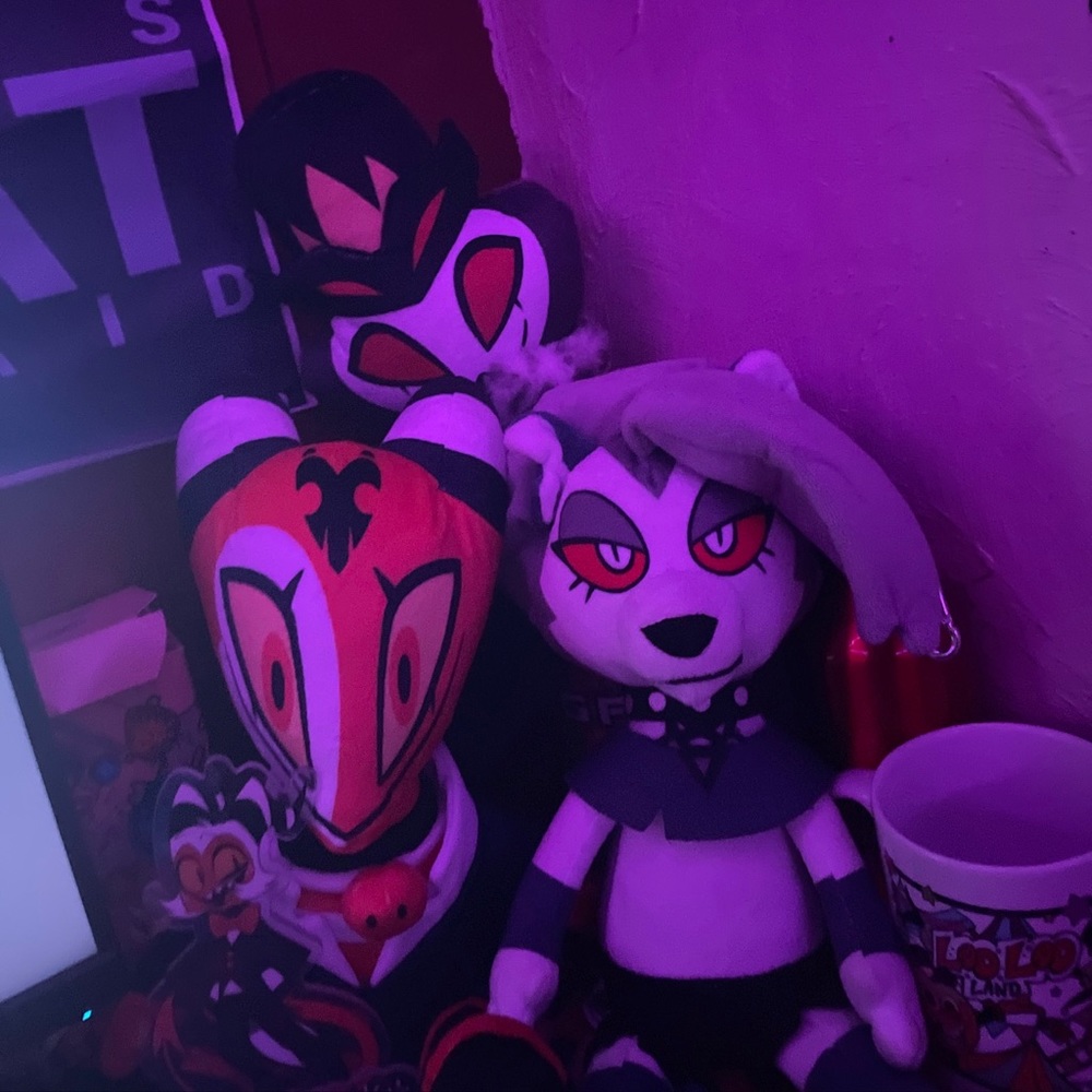Helluva boss plushies(Great Condition!!!)